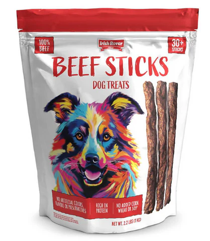 Irish Rover Beef Stick Dog Treats
